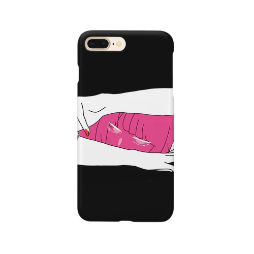 黒と白から生まれたぴんく Smartphone Case