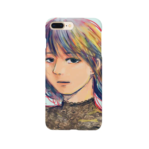 虚な目の女の子スマホケース Smartphone Case