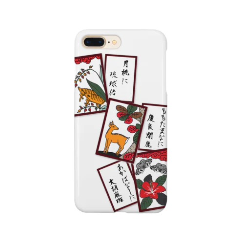  沖縄花札(猪鹿蝶) Smartphone Case