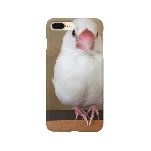 白文鳥のおもちさん Smartphone Case