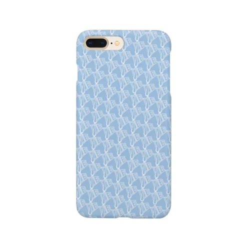 monogram powder blue スマホケース