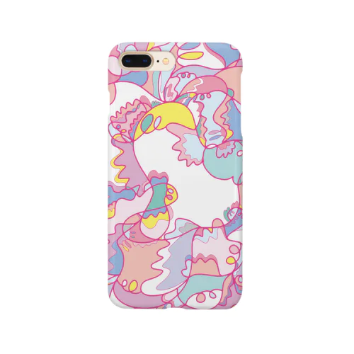 いろんなおばけたち（ゆめかわver） Smartphone Case