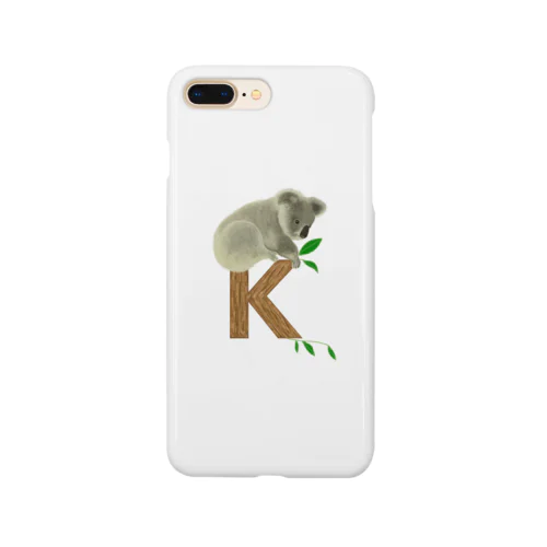 K型のユーカリ木とコアラ Smartphone Case