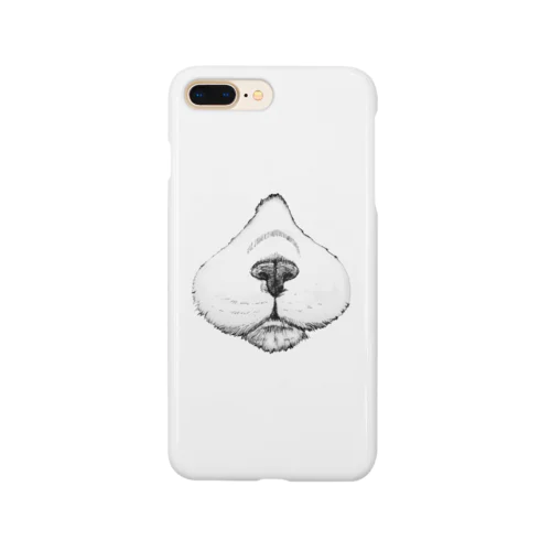 ニンニク（ハチワレ猫の鼻まわり） Smartphone Case