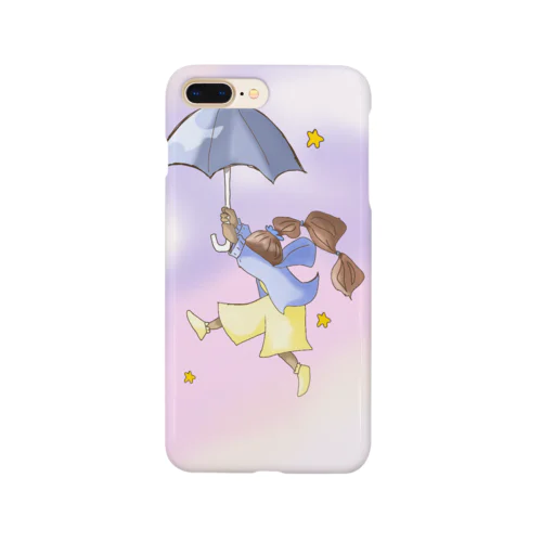 傘と女の子 Smartphone Case