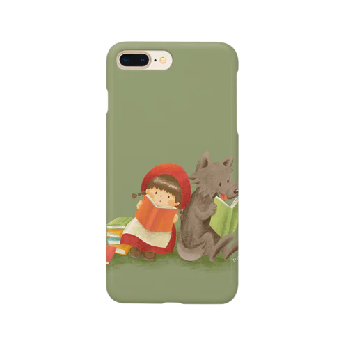 オオカミと読書タイム Smartphone Case