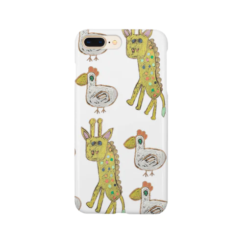 mayuきりん🦒とmayuコケコッコー🐔 Smartphone Case