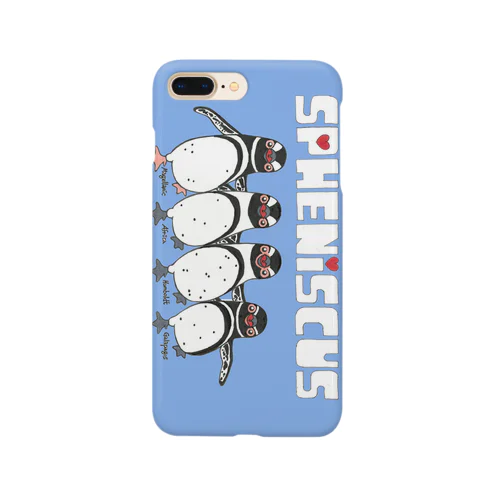 Spheniscusquartet blueversion💙 🐧 Smartphone Case