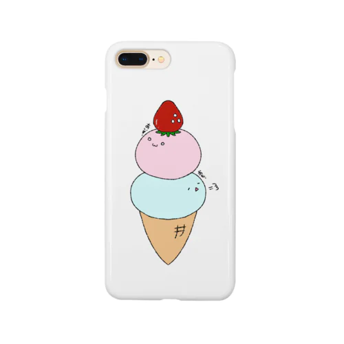 ふたごあいすぅ(文字あり) Smartphone Case