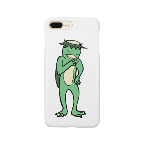 訳知り顔で話を聞くカッパ Smartphone Case