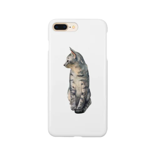 ちょこんと座る猫 Smartphone Case