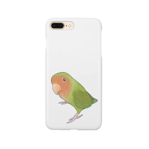 見つめるコザクラインコちゃん【まめるりはことり】 Smartphone Case