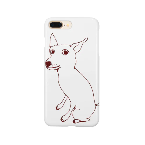 ミニピンデザイン「お座り中」（Tシャツ・パーカー・グッズ・ETC） Smartphone Case