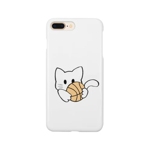 ねこ【白】 Smartphone Case