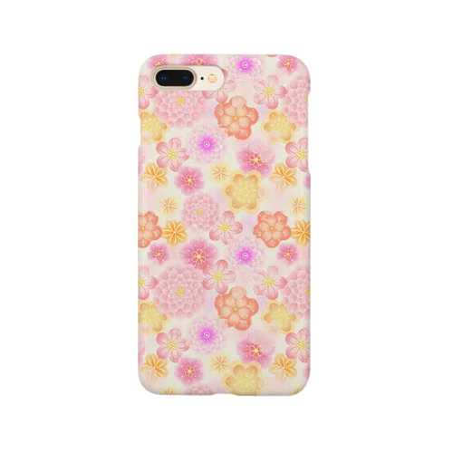 花尽くし_壱（生成り） Smartphone Case