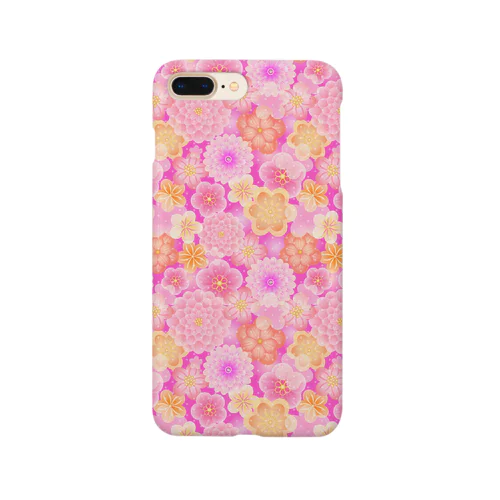 花尽くし_壱（桃色） Smartphone Case