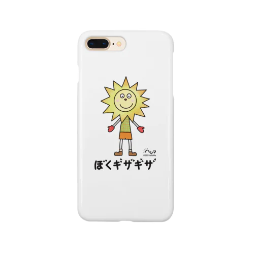 ギザギザ（黒文字） Smartphone Case