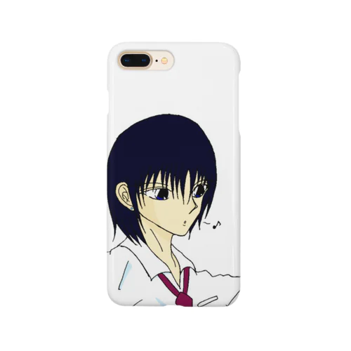 口笛を吹く李舞 Smartphone Case