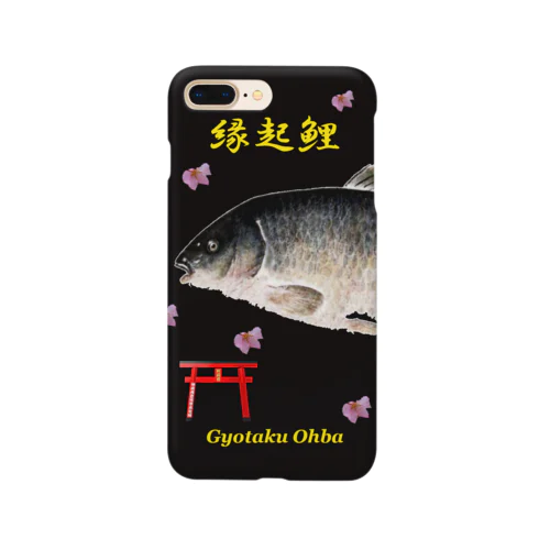 縁起鯉！（桜；CARP；鯉；KOI）あらゆる生命たちへ感謝をささげます。 スマホケース