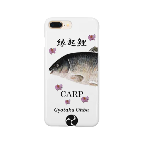 縁起鯉！（桜；CARP）あらゆる生命たちへ感謝をささげます。 Smartphone Case