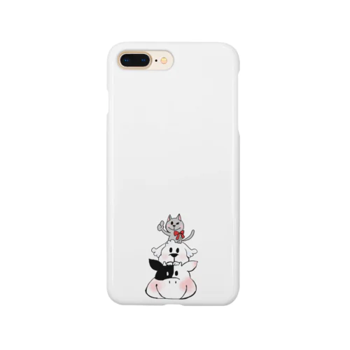 牛と愉快な仲間たち Smartphone Case