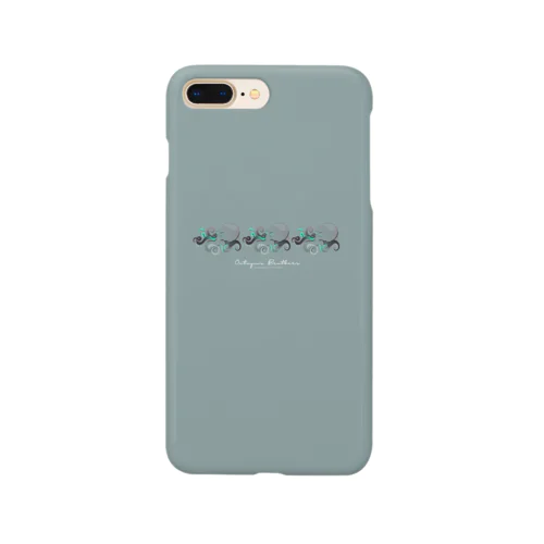 Octopus Brothers【ブルー】 Smartphone Case