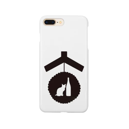 日本酒Tシャツ　杉玉&猫 Smartphone Case