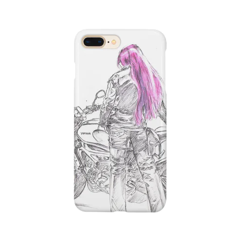 バイク女子スケッチ　02 Smartphone Case