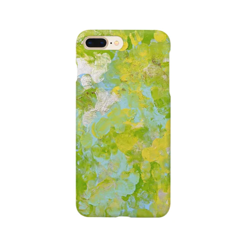 抽象画風アートグリーン Smartphone Case