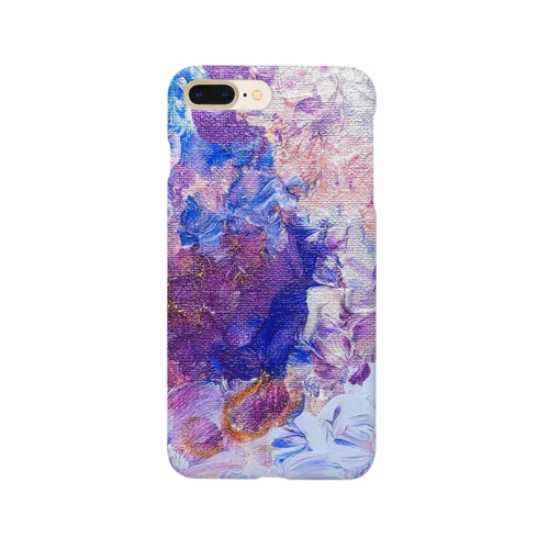 抽象画風アート水 Smartphone Case