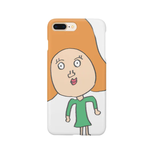 オレンジ髪の女の子 Smartphone Case