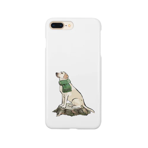 マフラー犬　ラブラドルレトリバー Smartphone Case