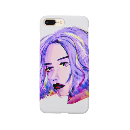 purple lady Smartphone Case