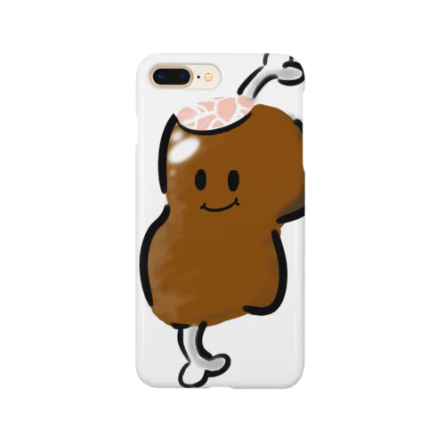 単体のどん欲な骨付き肉 Smartphone Case