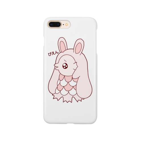 ぴえんうさ耳アマビエ　文字あり Smartphone Case