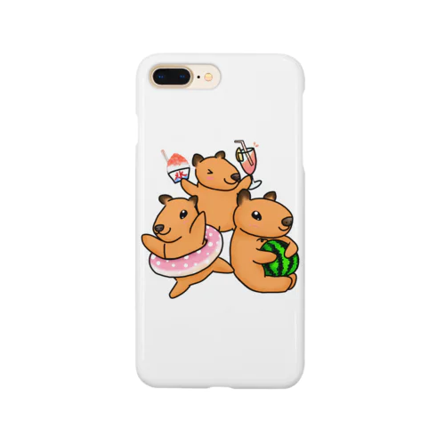 夏を満喫！カピバラず♪ Smartphone Case