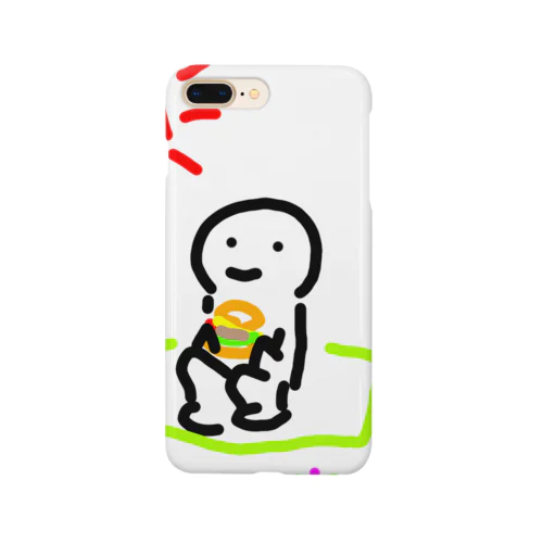 ハンバーガー食べる Smartphone Case