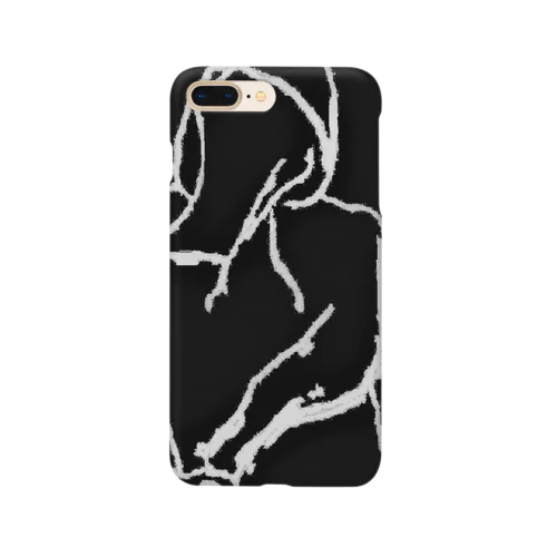 alligator frame (black) Smartphone Case