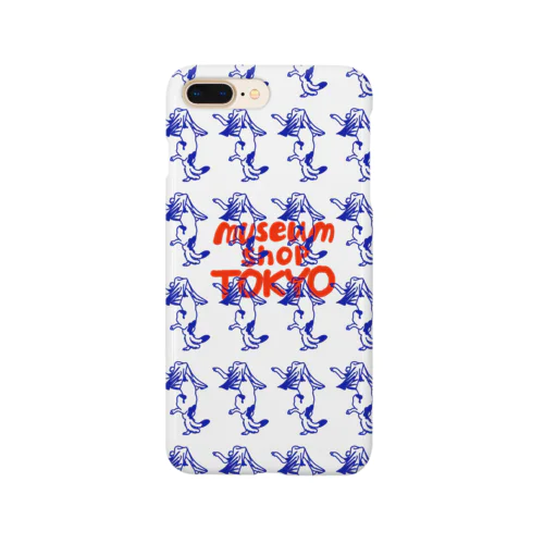 歌川国芳　踊る猫又　総柄版 Smartphone Case