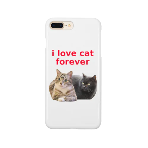 i love cat forever Smartphone Case