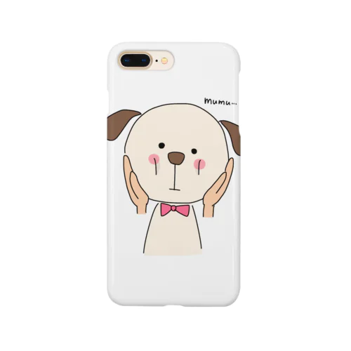 ほっぺムギュdog スマホケース