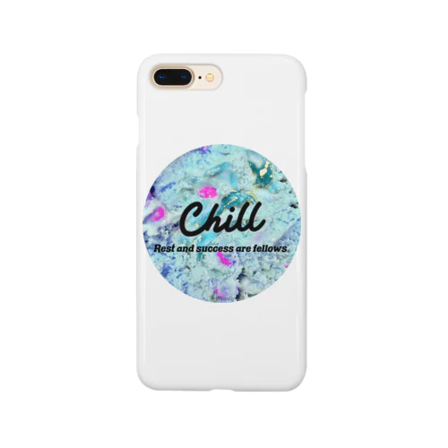 Chill (mint, circle ver.) Smartphone Case