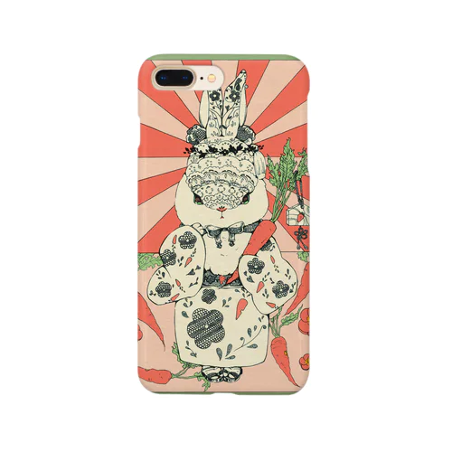 【和風大好き！】和風レトロうさぎ Smartphone Case