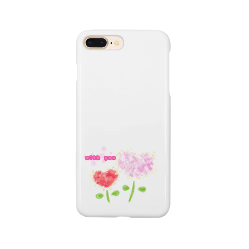 with you ピンク&レッドハート Smartphone Case