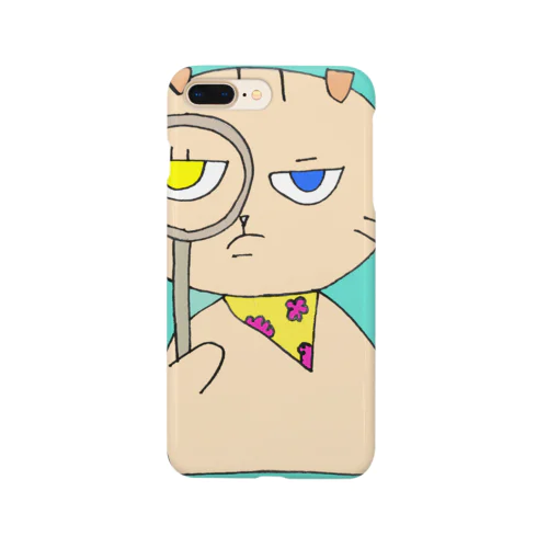 虫メガネとネコ Smartphone Case