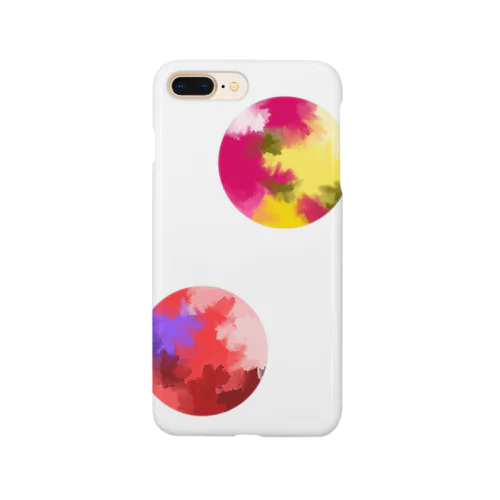 油絵ドット　暖色 Smartphone Case