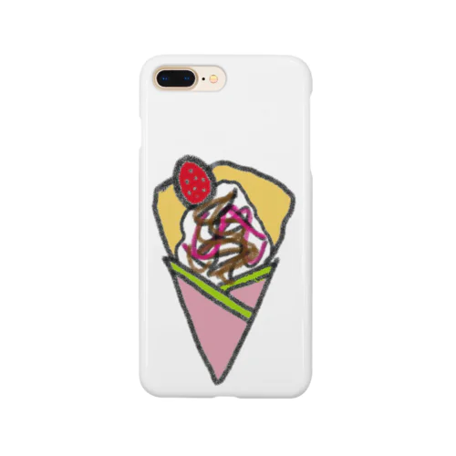 甘党のためのクレープスマホケース Smartphone Case