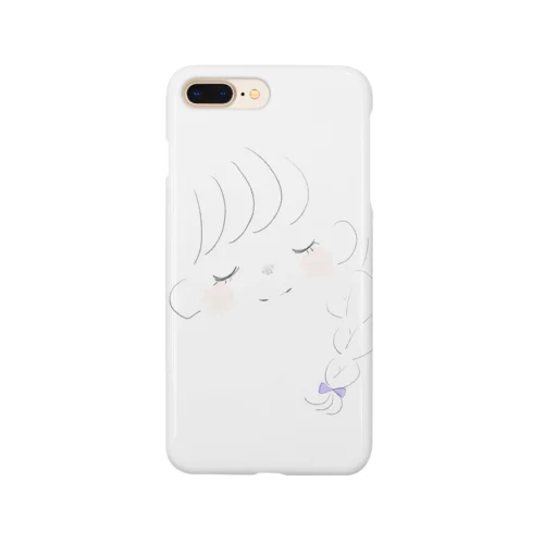 三つ編みの女の子。 Smartphone Case