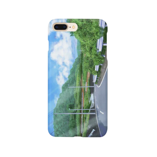 夏の風景イラスト Smartphone Case