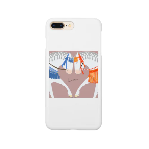 ハートの白馬(和装) Smartphone Case